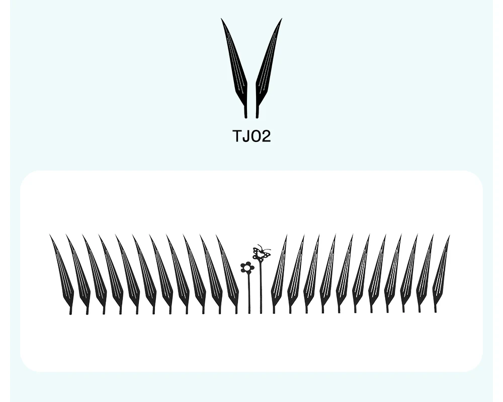 Pestañas NATUHANA Comic Spire, Curvatura C y D, Efecto Anime, Pestañas Suaves de Manga, Abanicos Preformados, Volumen Individual, Herramientas de Cosplay