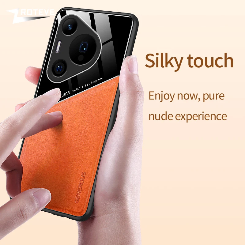 Zroteve PU Leather Magnetic Hard Phone Case - Pura70 Pro Series