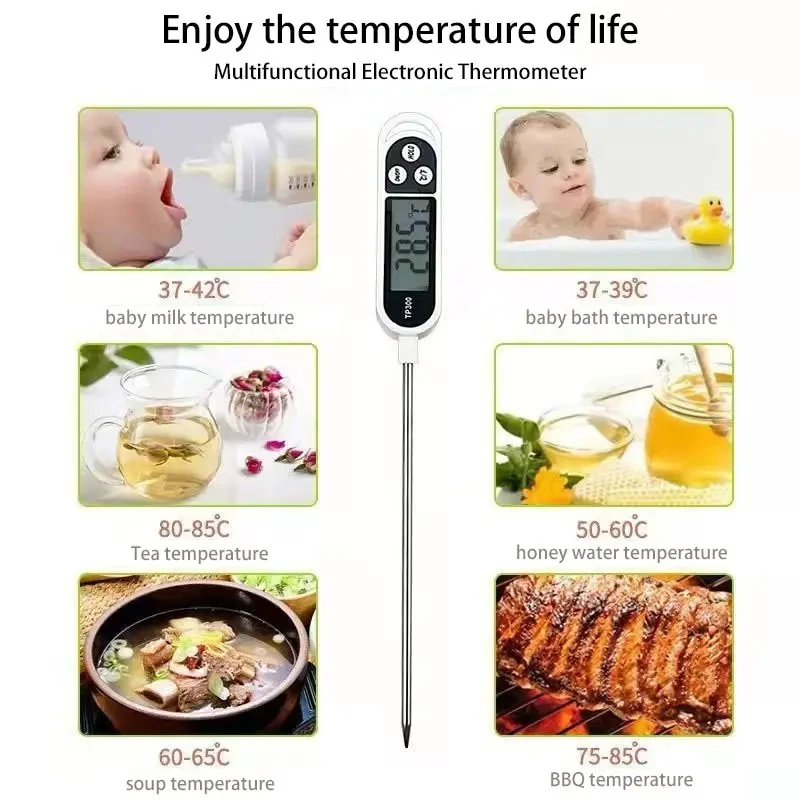 Digital Kitchen Thermometer 1PCS Food Thermometer for Meat Cooking