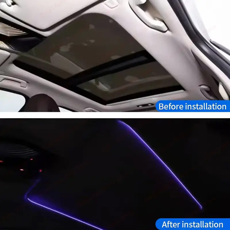 11 Colours LED Sunroof Light For BMW G20 NEW 3 Series 5 Series G01 G05 G30 X3 X4 X5 X6 X7 Car Interior Skylight Ambient Lights - Image 2