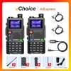 2PCS Baofeng UV 5RH 10W Full Bands Walkie Talkie Wirless Copy Frequency Type-C Charger Upgraded UV 5R Transceiver 1