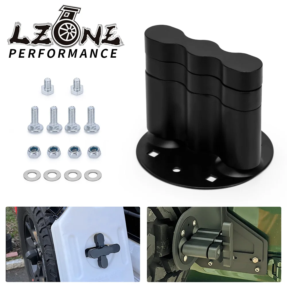 

Gas Can Pack Mount Lock Double Locking Mount Handle Fuel Tank Bracket For Standard Gasoline Pack Water Pack Mount Cargo Racks