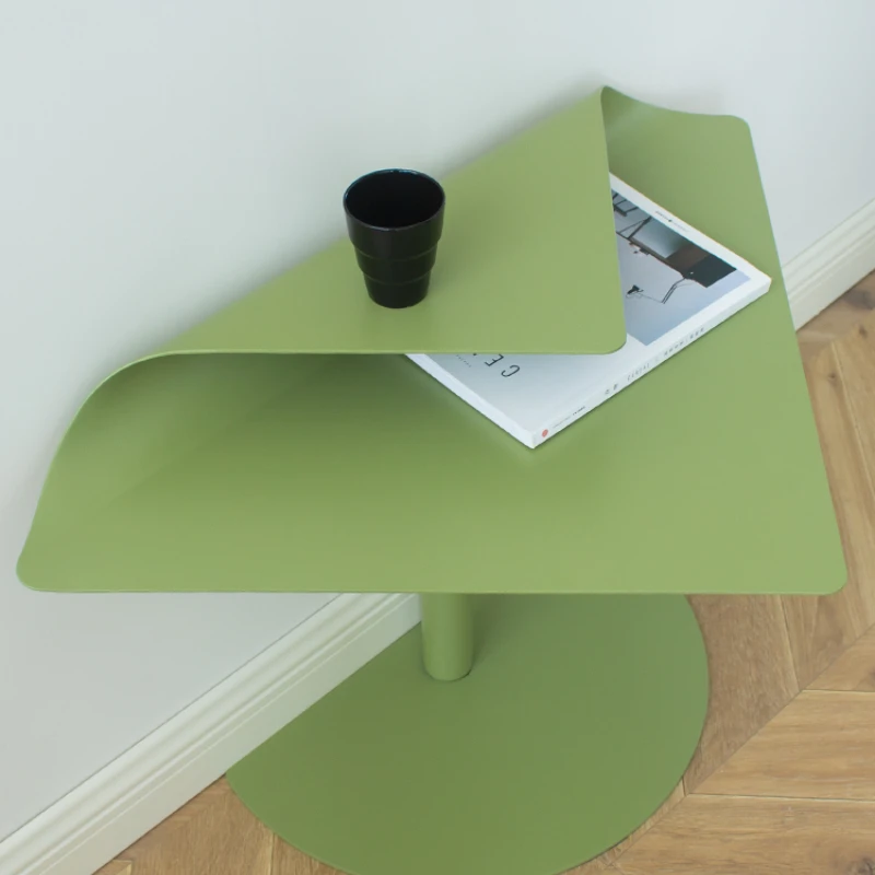 

Creative Bedside-Use Small Table Triangle Table Living Room Designer Small Coffee Table Bay Window Art Corner Table