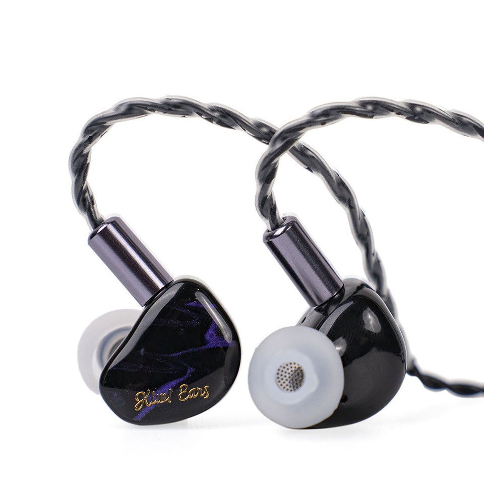 Kiwi Ears Cadenza IEM Earphones 10mm Beryllium Dynamic Driver 4-core Braided Copper Cable with a 3.5mm Single-ended Termination