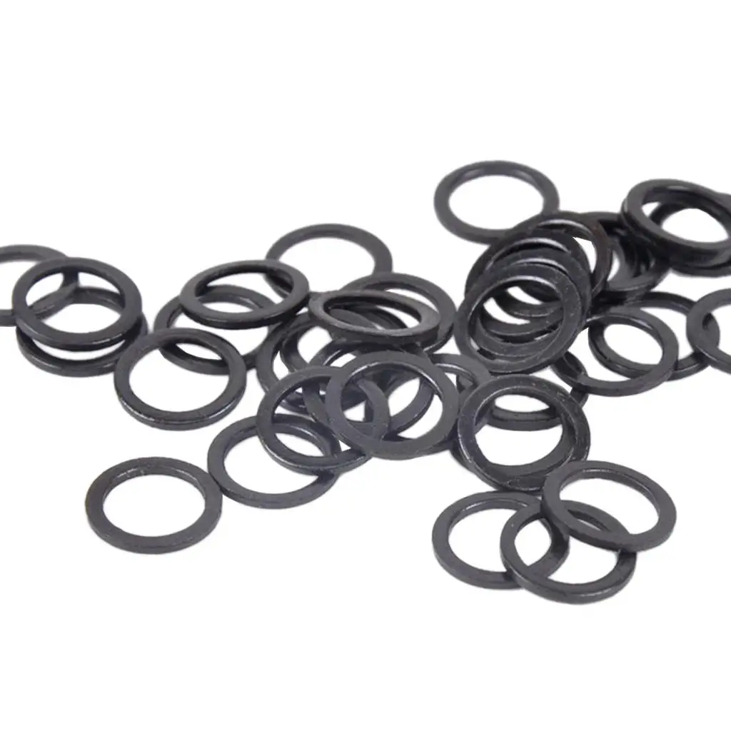 

100pcs Skateboard Bearing Washers Nuts LongboardAnd