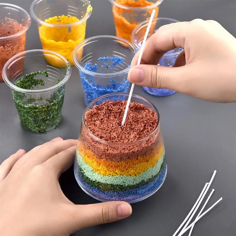 Description Picture 5 of itemCombustible Sand Handmade Candle Wax DIY Material Kit Pigment Wax Wick Tool Sand Wax Set DIY Making Supplies For Home Decoration