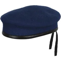 Men Uniform Cap High Quality French Style Women Soldier Hat Unisex Wool Bere 1