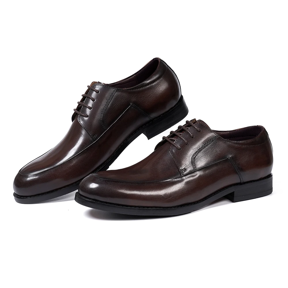 knee length dresses for ladies Cognac Dress Shoes