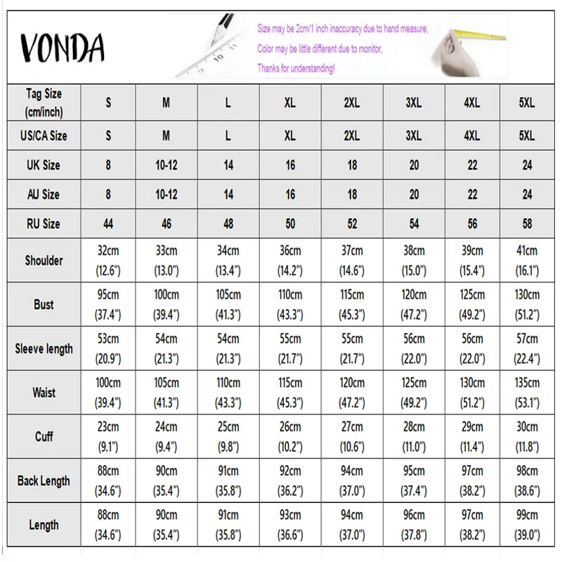 VONDA Fashion Solid Color Women Dress Summer Spring Long Sleeve Off Shoulder Casual OL Work Turn-down Collar Vestidos Sundress 6