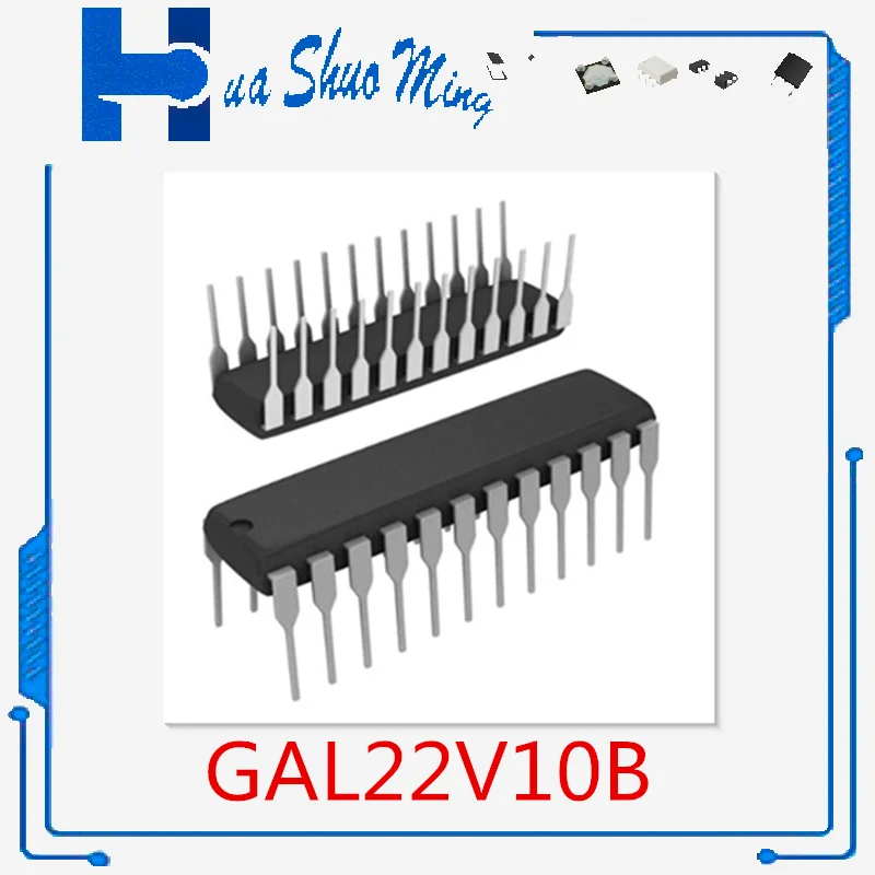 

5Pcs/Lot GAL22V10B-15PC GAL22V10B 22V10 DIP-24 GM5621-LF-AA QFP-128