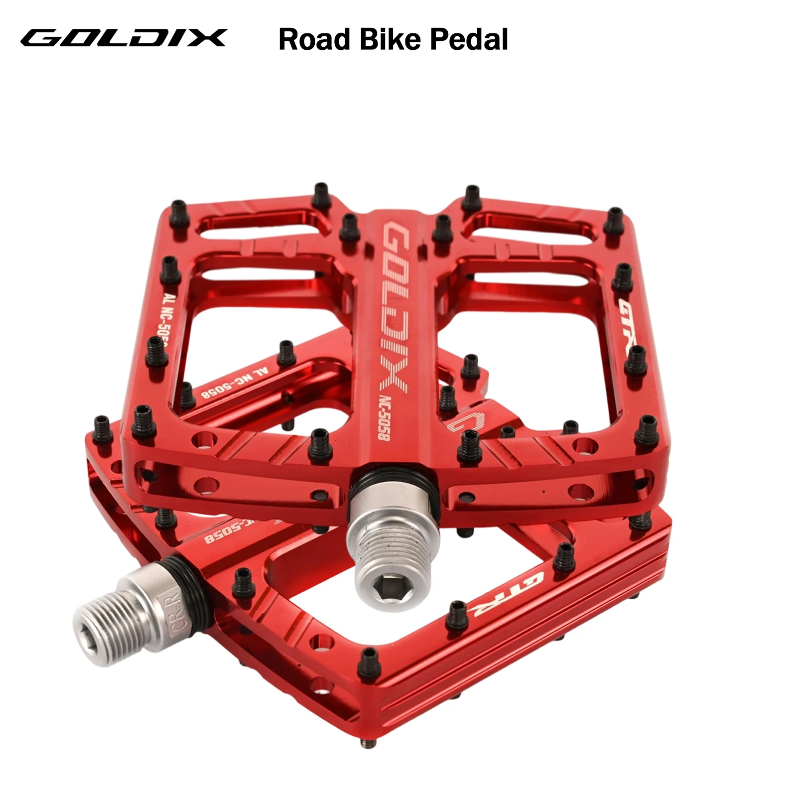 GOLDIX High-Strength Non-Slip Sealed Bearing Bike Pedals