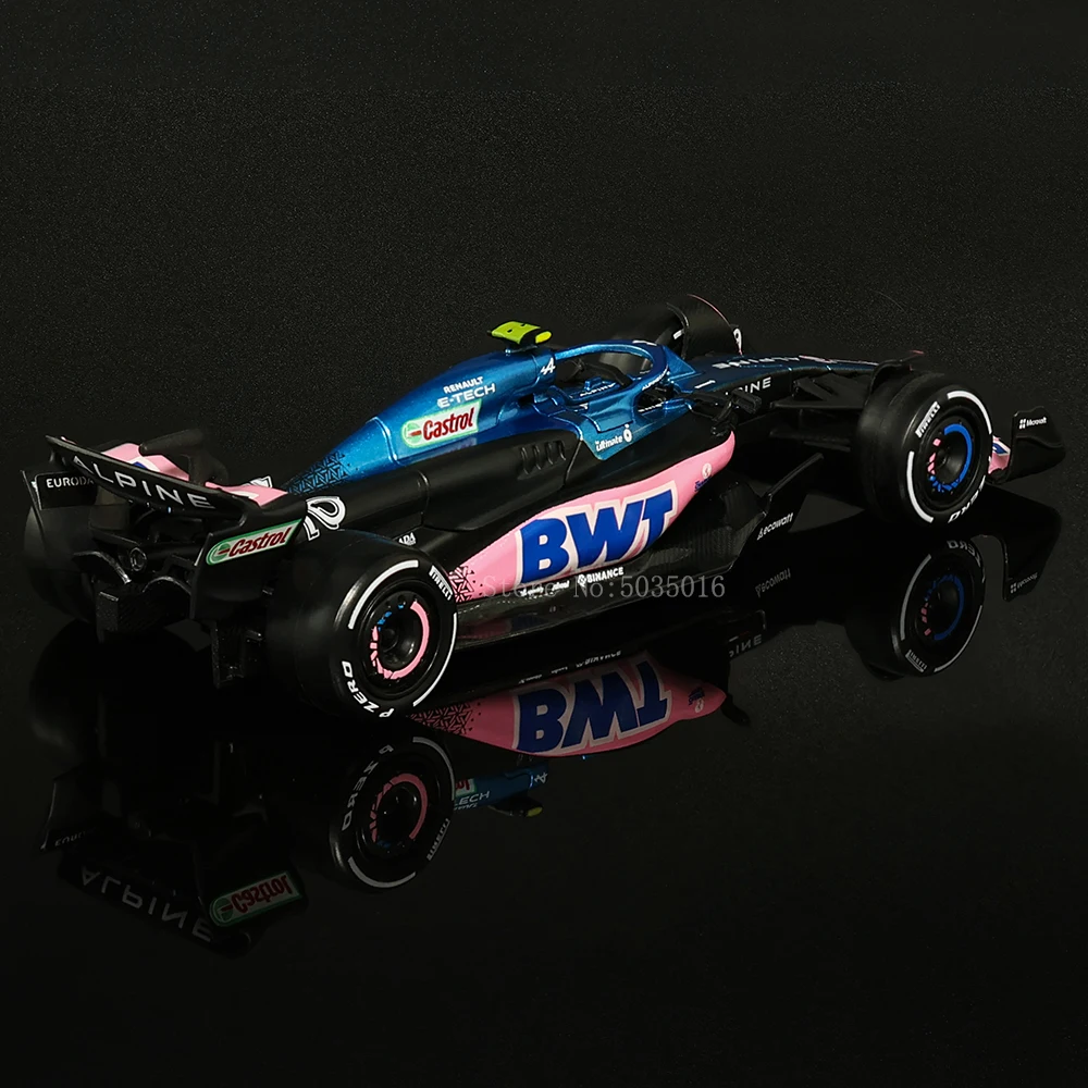 Bburago 1:43 Nieuwe 2023 Alpine F1 Team A523 10 # Pierre Gasly 31 # Esteban Ocon Formule 1 Legering Super Speelgoed Gegoten Auto Model