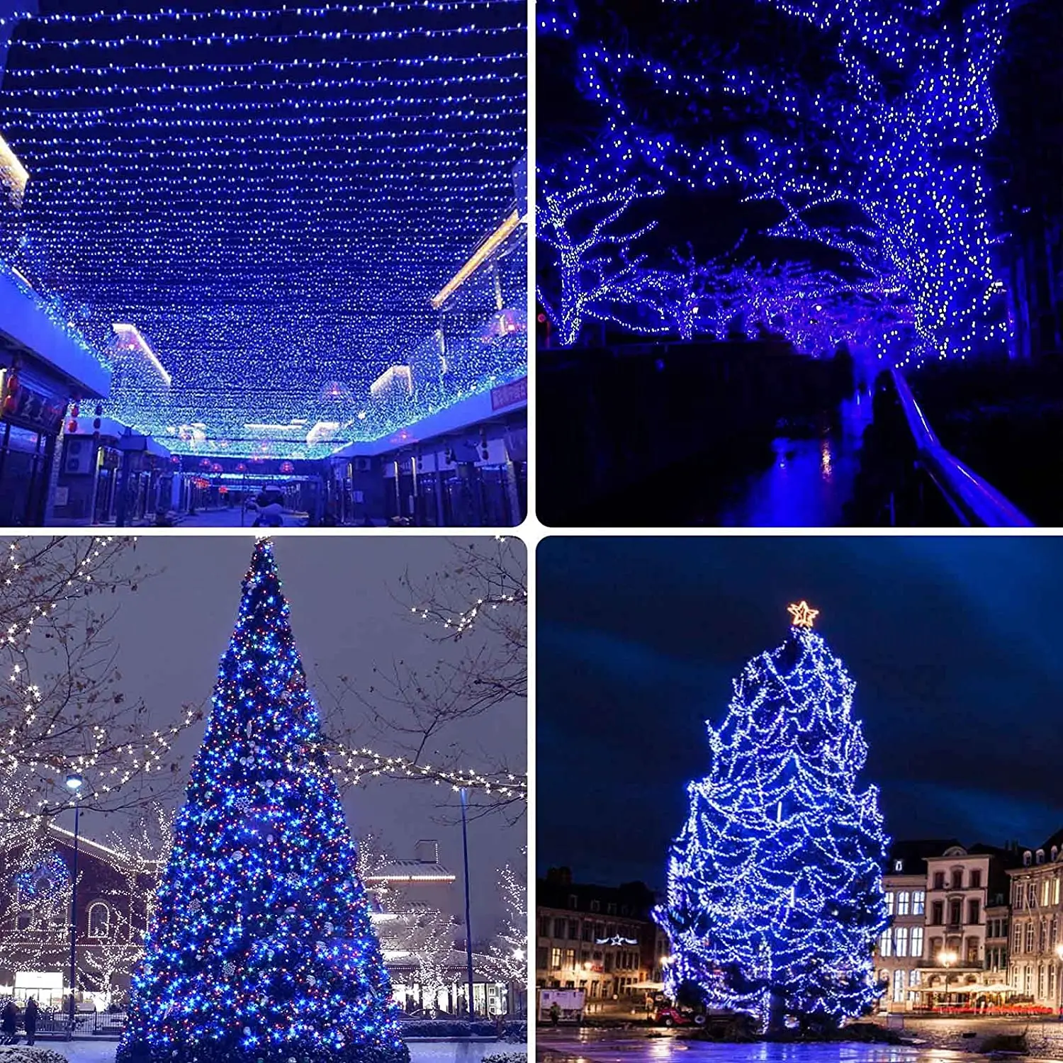 Outdoor Solar String Fairy Light 200 100 LED Festoon Waterproof Street Garland Solar Power Lamp Christmas Party for Garden Decor