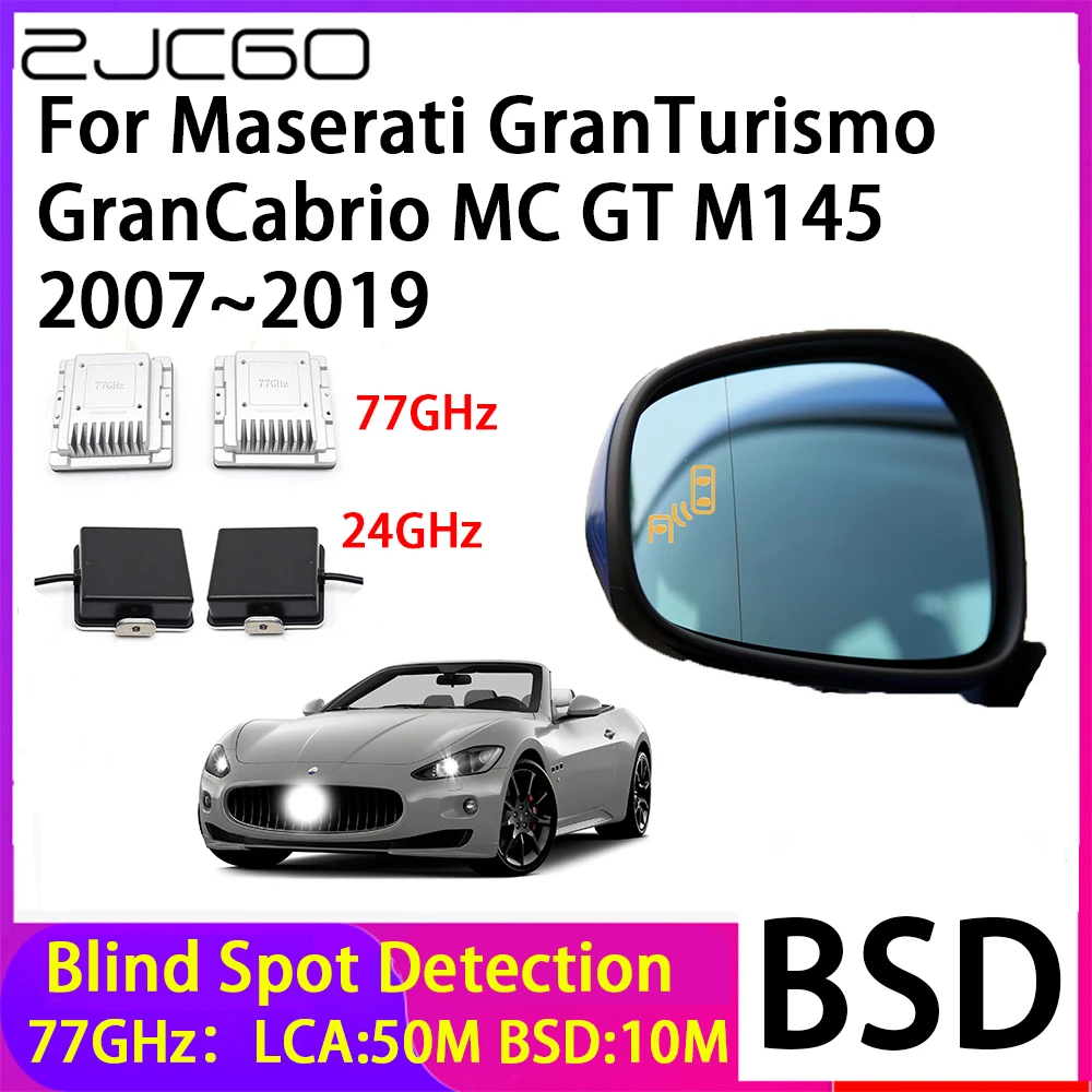 ZJCGO Car Blind Spot Detection BSD Mirror Rear Radar Detection System for Maserati GranTurismo GranCabrio MC GT M145 2007~