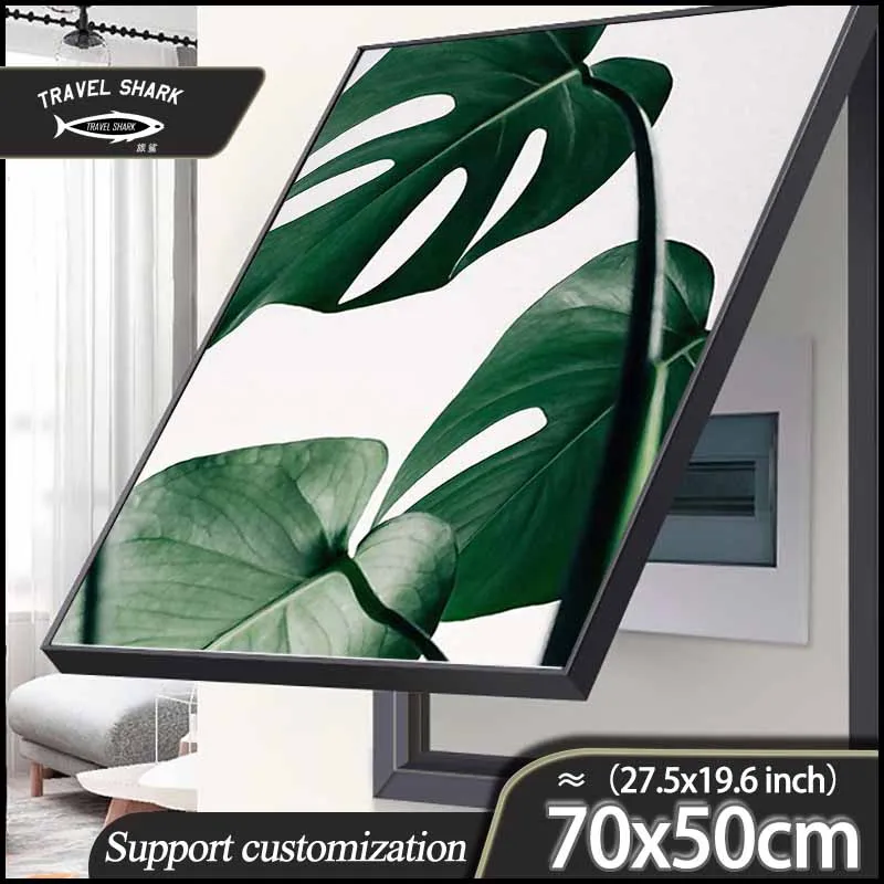 

Travel Shark Nordic Decorativ Paintings Of Electric Box Poster Plant Wall Art Switch Pictures Frame Decor Modern Home 70x50CM