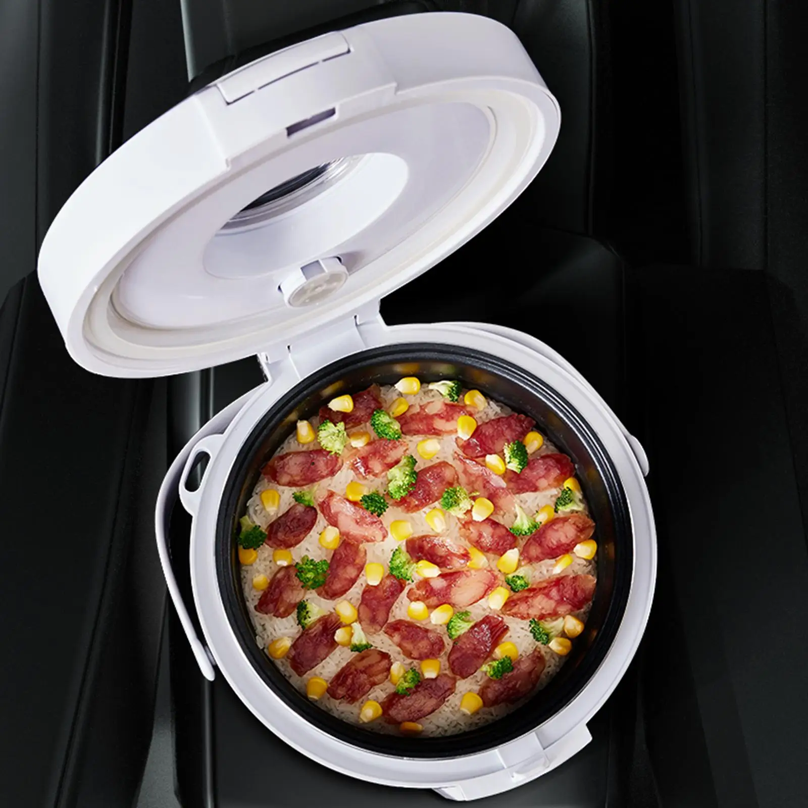 Vehicle 3L Travel Rice Cooker 12V 24V Multipurpose Lightweight Food Steamer 5