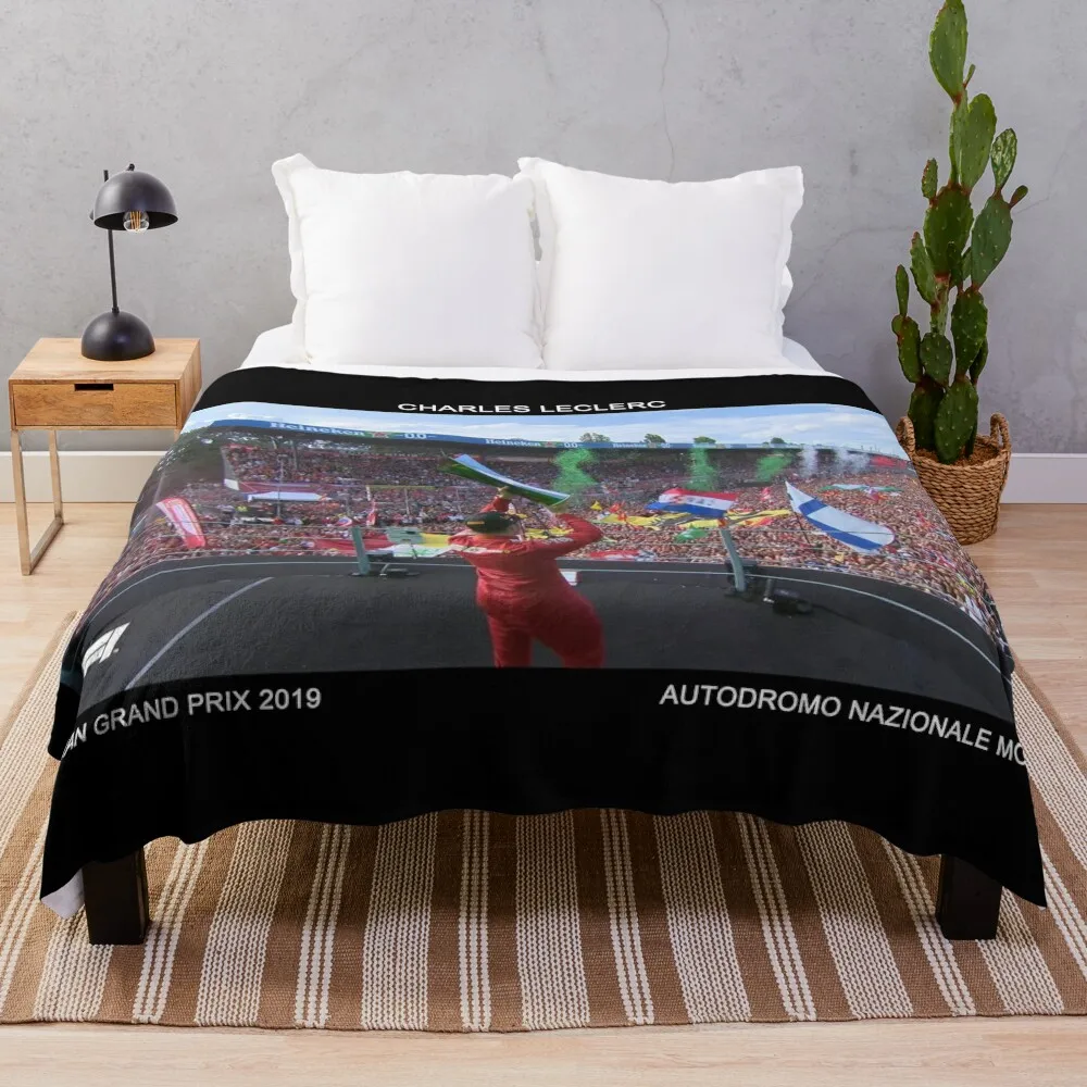 Charles Leclerc Monza Coperta Da Tiro Regalo Divertente Peluche Coperte Multiuso