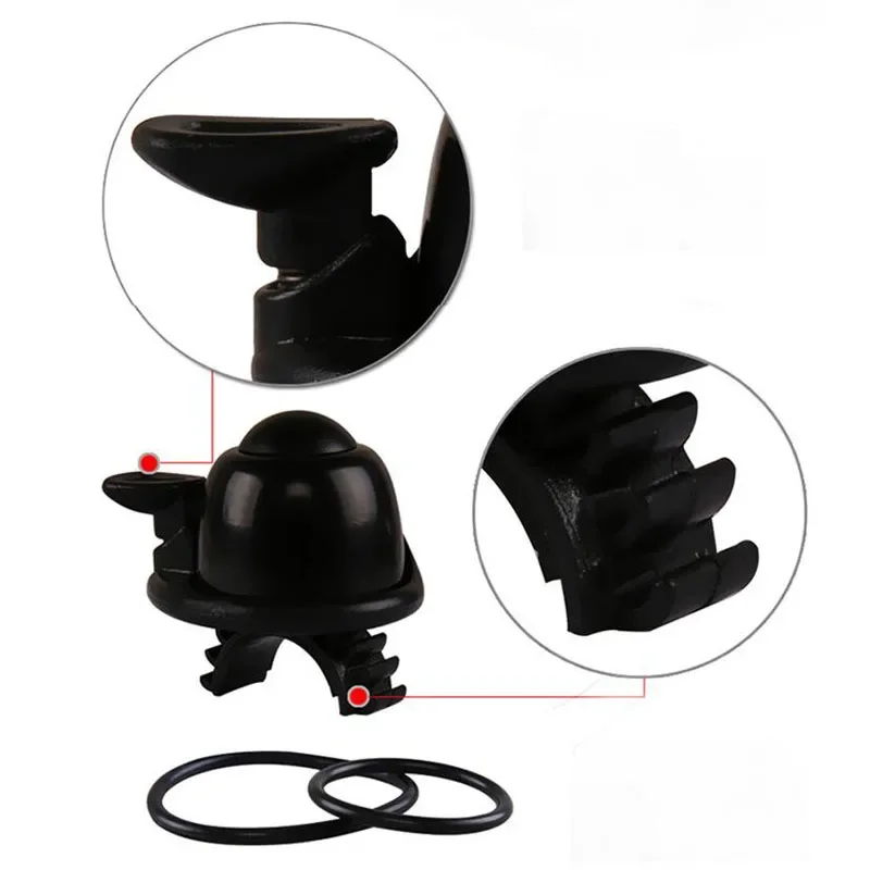 Aluminum Alloy Loud Bicycle Bell with 360° Rotating Adjustment