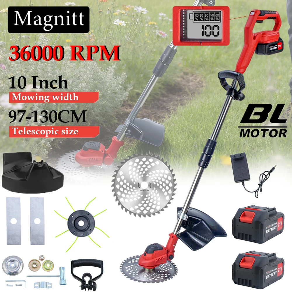 36000 U/min Kabelloser Elektrischer Rasentrimmer 10 Zoll Bürstenloser Elektrischer Rasenmäher Garten-Elektrowerkzeug für Makita 18V Akku – Detail 3