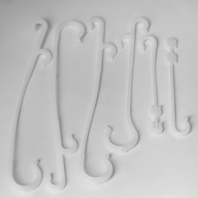 50 db Kerti Növényi Paradicsomos Tartó J Horog Klipek Zöldségrácsos Megakadályozzák A Paradicsomot, Hogy Megcsípjék Vagy Leesjenek Kötött Szerelvényrögzítőt - Image 2