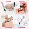 Electric Nail File Nail Set with 4 Speeds Cuticle Trimmer USB Portable Manicure Pedicure Tools With 5 Replaceable Head 5