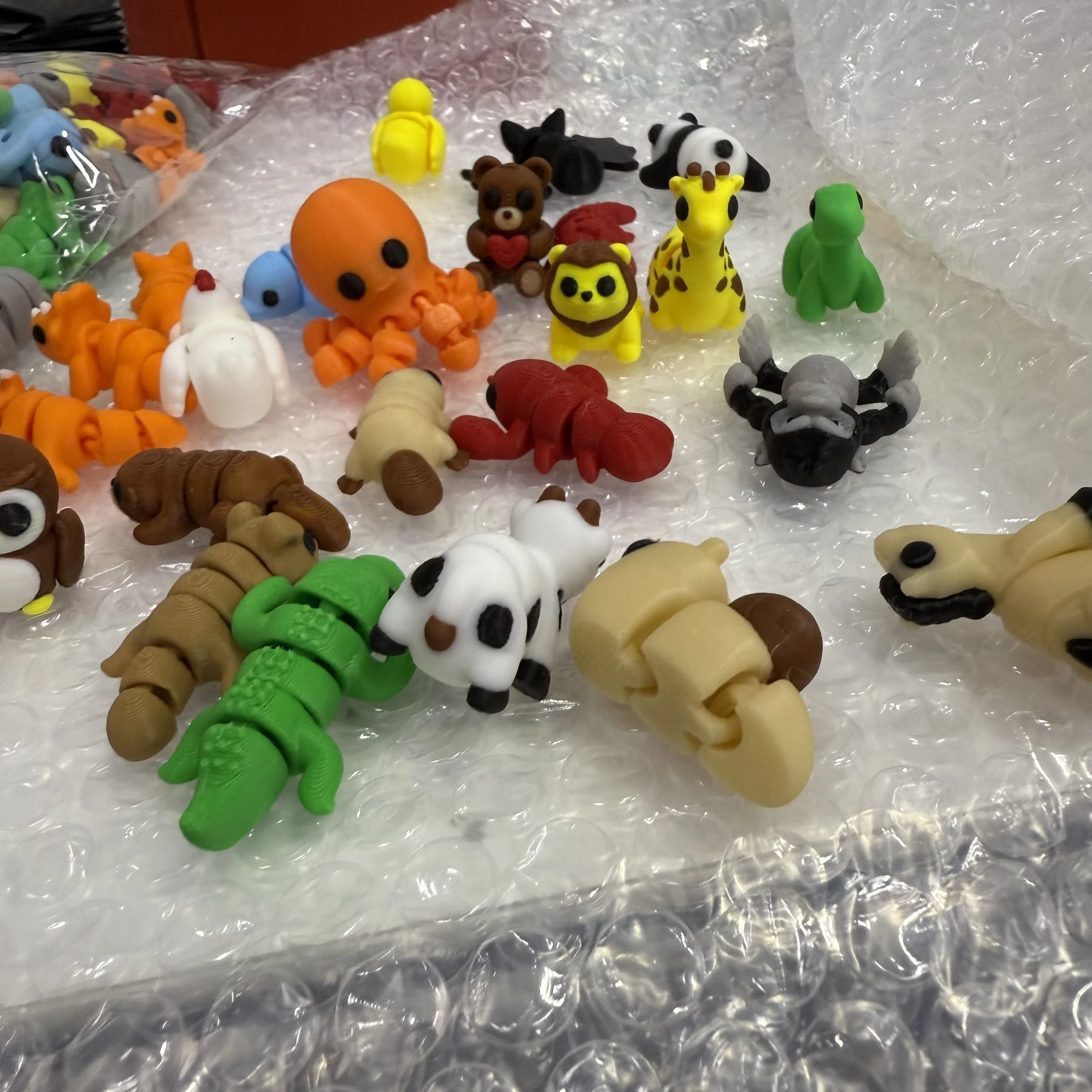SET RANDOM animaletti Snodabile 3D da 4cm gadget per feste, eventi, natale o bomboniere 12 SET RANDOM animaletti Snodabile 3D da 4cm gadget per feste, eventi, natale o bomboniere - immagine 8