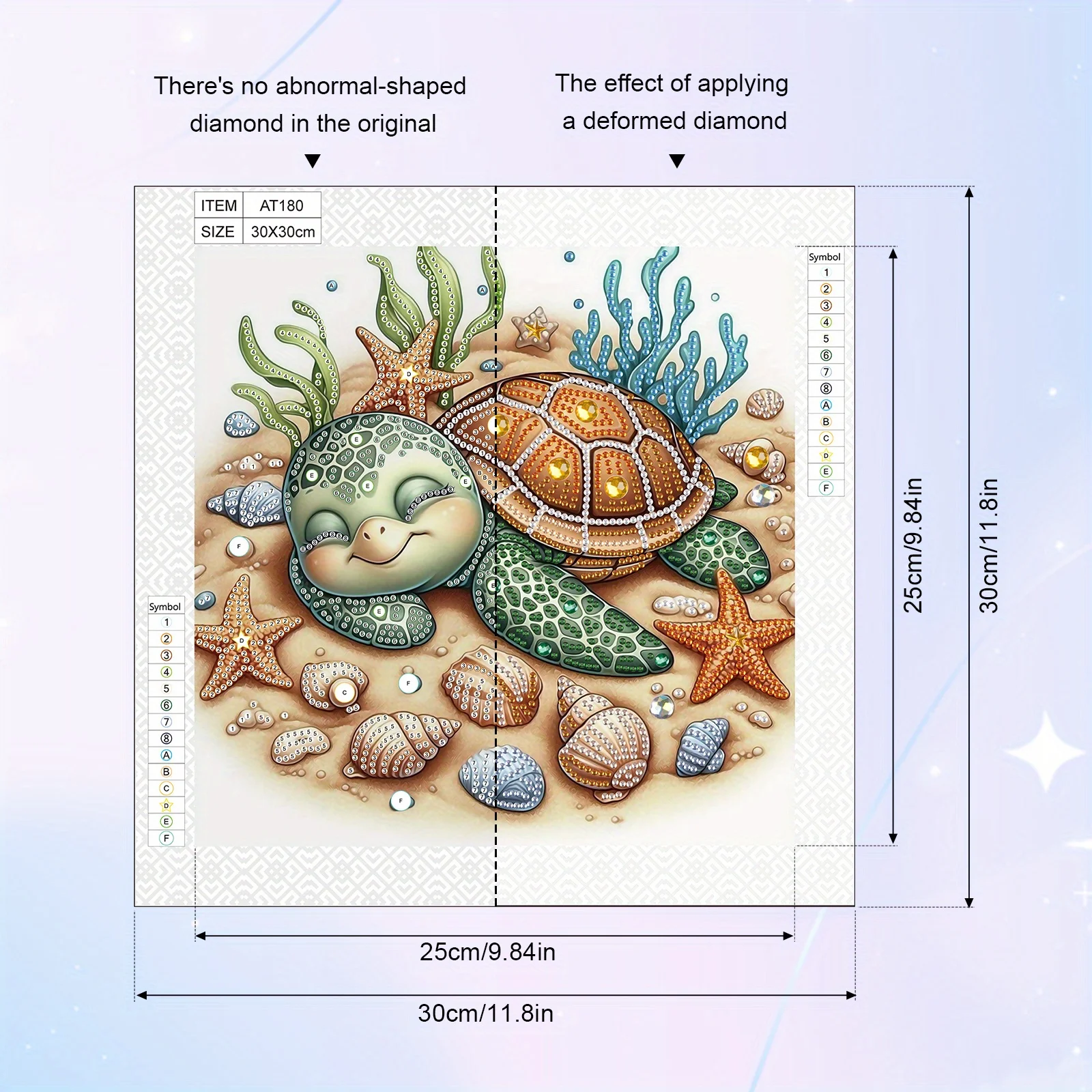 DIY Sleeping turtles 5D Special Shape Diamond Art Kits for Beginners Diamond Art Painting Kits for Home Wall Decoration Gift