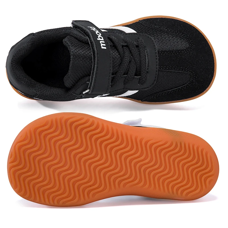 Children's Sports Shoes Boys' Barefoot Shoes Wide-Toed Simple Fashion Casual Shoes Lightweight Hook and Loop girls' Flat Shoes - 5