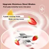 2025 Electric Juicer Cup 6 Blades Blender Milkshake Machine USB Portable Fruit Milk Mixing Tool Mini Fresh Juice Blender 2