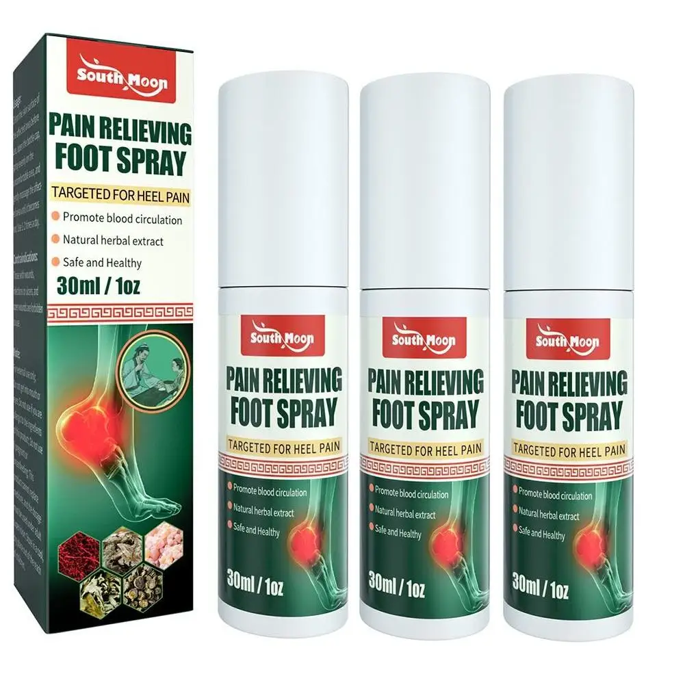 

3pcs Heel Pain Treatment Spray Achilles Tendonitis Fasciitis Plantar Therapy Medicine Heel Spurs Ache Relief foot care Ointment