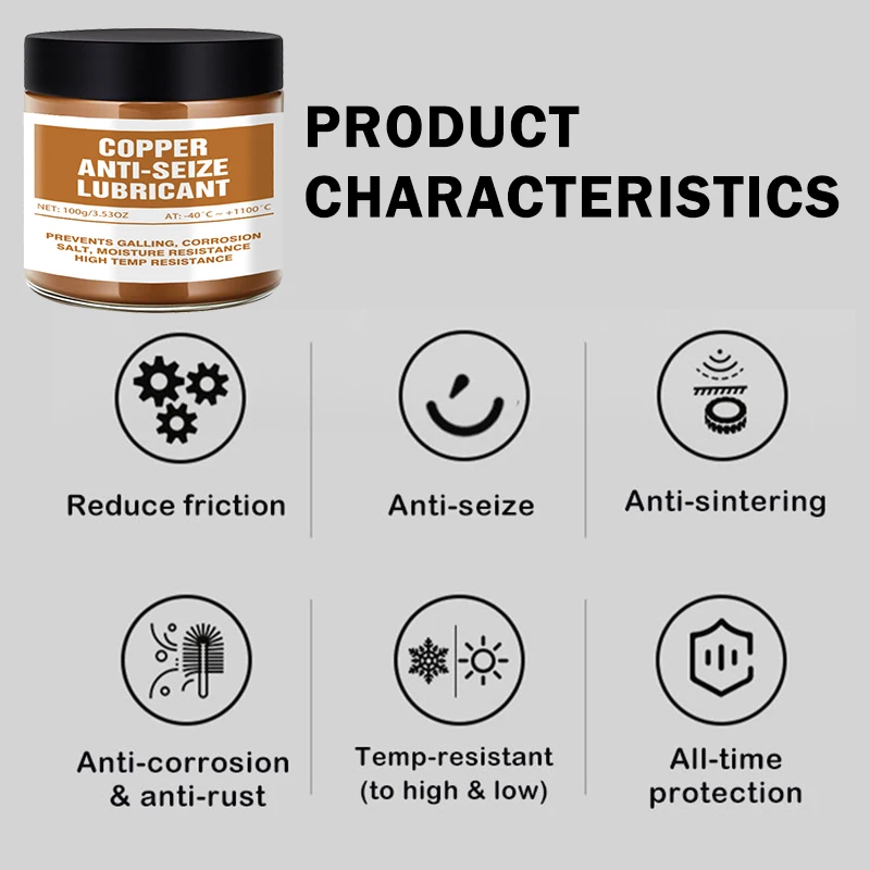 Anti Seize Lubricant Copper High-Temperature Assembly Compound Protection Release Agent Screw