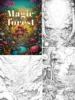 1Pc Magic Forest Art Coloring Book Original Upgraded Paper Thickened 22 Pages Coloring Books Gift For Holiday Birthday 3