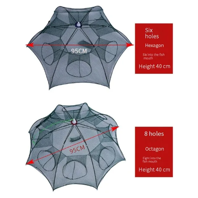 Automatic Multi-specification Fishing Net Umbrella Round Thickened Skeleton Folding Fishing Net Fishing Gear Fishing Accessories 6