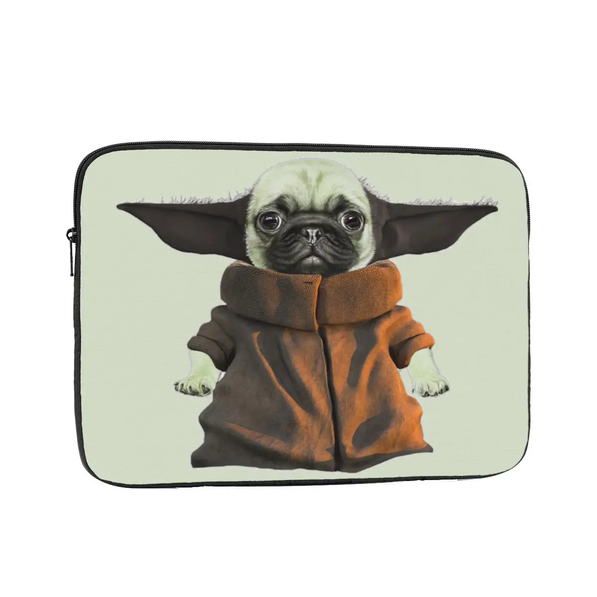 Baby Pugda Pug Life 12 13 15 17 Inch Laptop Sleeve Case For Macbook Air Pro Notebook Bag Case Dogs Lover Shockproof Case Bag