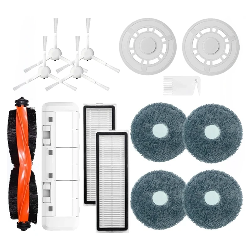 

Main Side Brush Hepa Filter Mop Cloths Stent Parts For Xiaomi Mijia OMNI Robot Vacuum-Mop 3S Dreame B108CN Vacuum