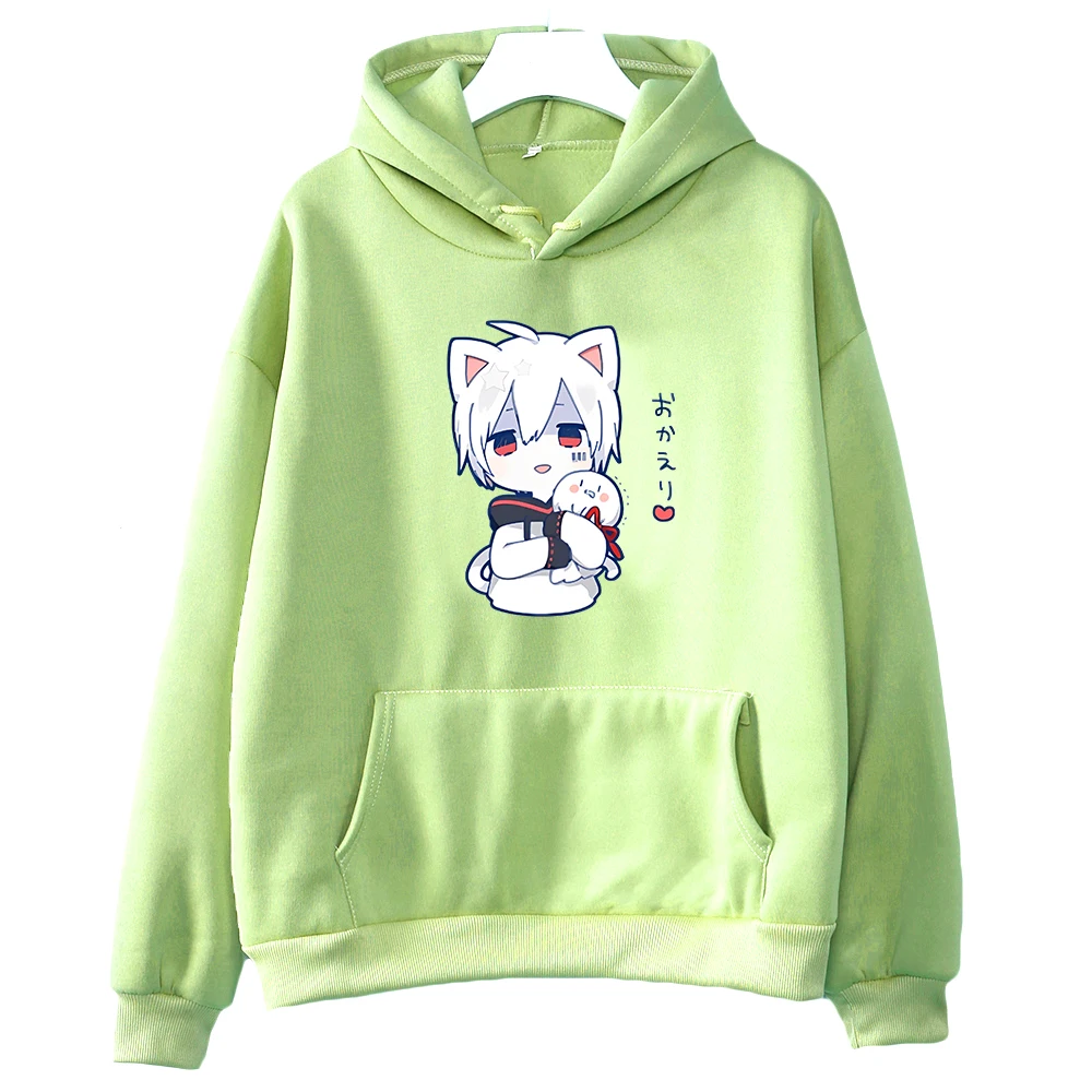 

Mafumafu Japanese Singer Graphic Hoodies WOMEN Cartoon Kawaii/Cute Printing Long Sleeve Sweatshirt Japanese Anime Autumn/Winter