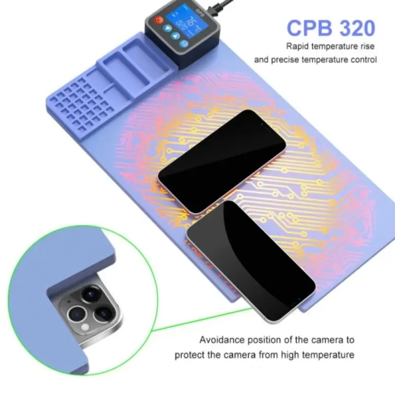 Mijing CPB 320 Pro CPB 300Mini 가열 패드 LCD 스크린 분리기 아이패드 아이폰 디스플레이 터치 스크린 분해 수리 도구