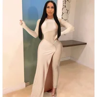 HBLL Sexy Rhinestone Jumpsuit Luxury for Women Long Sleeve Sheer Mesh Patchwork Skinny Night Birthday Party Club Romper Overalls - Image 3