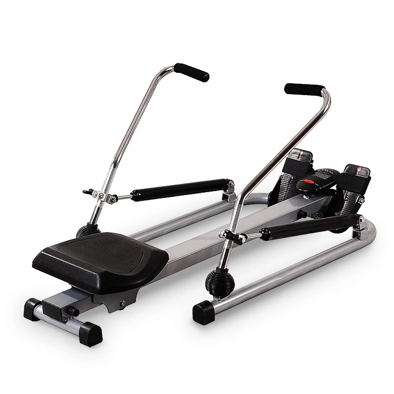 Rowing machine home silent hydraulic rowing machine fitness equipment multi-function scull rowing exercise waist and back