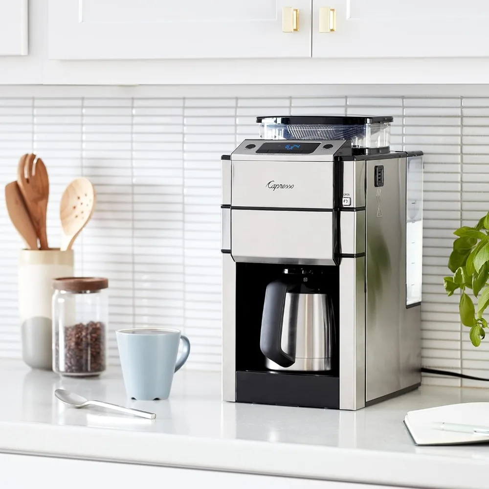 Silver Thermal Carafe Drip Coffee Maker 10 Cup