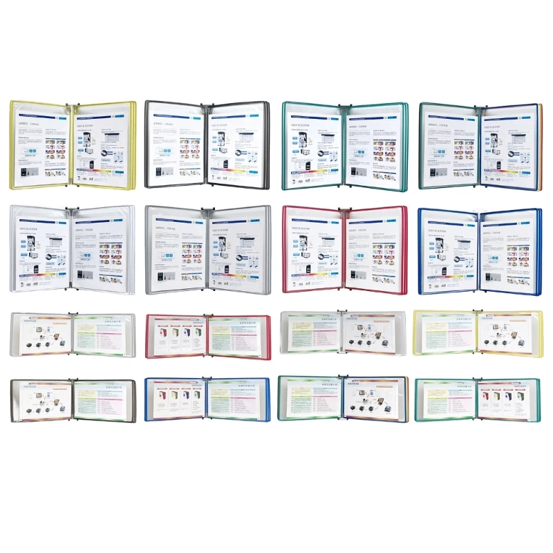 

Wall Display Board System Wall Reference with 5 Easy-Loading Pocket