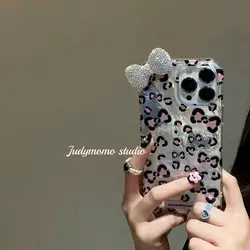 Dark Diamond Bowknot Kitty Lustre Lining Phone Case for Poco F7 Ultra 5G (8)