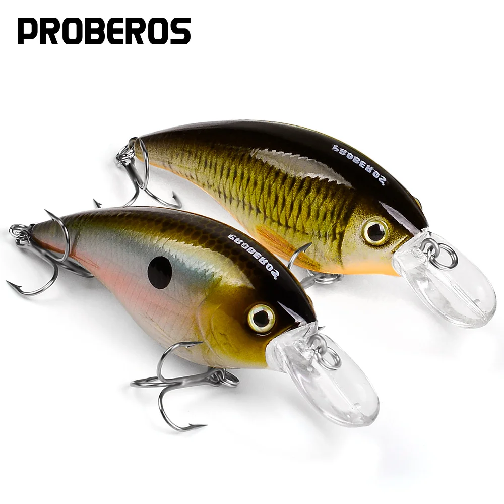 

PROBEROS Minnow Fishing Lure 8.5cm-16g Wobbler Fishing Bait Topwater Crank Bait Hard Lure Floating Artificial Lure With 4# Hook