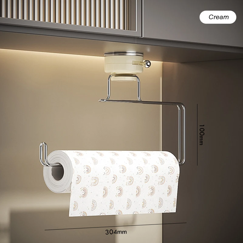 Mutfak Depolama Rafı Vantuz Duvara Monte Delikli Olmayan Paslanmaz Çelik Doku Tutucu Banyo Depolama Ev Depolama