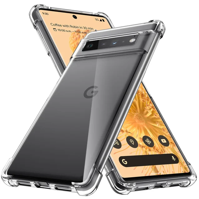 Coque de téléphone transparente en silicone souple antichoc, étui pour Google Pixel 8 Pro 8A 7A 7 snap6 Pro 8A 7 snap6 1