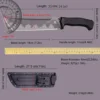 U. S.A. 14 inch DC53 steel full Tang multi-purpose jungle wood cutter, outdoor logging knife, household agricultural tool knife 6