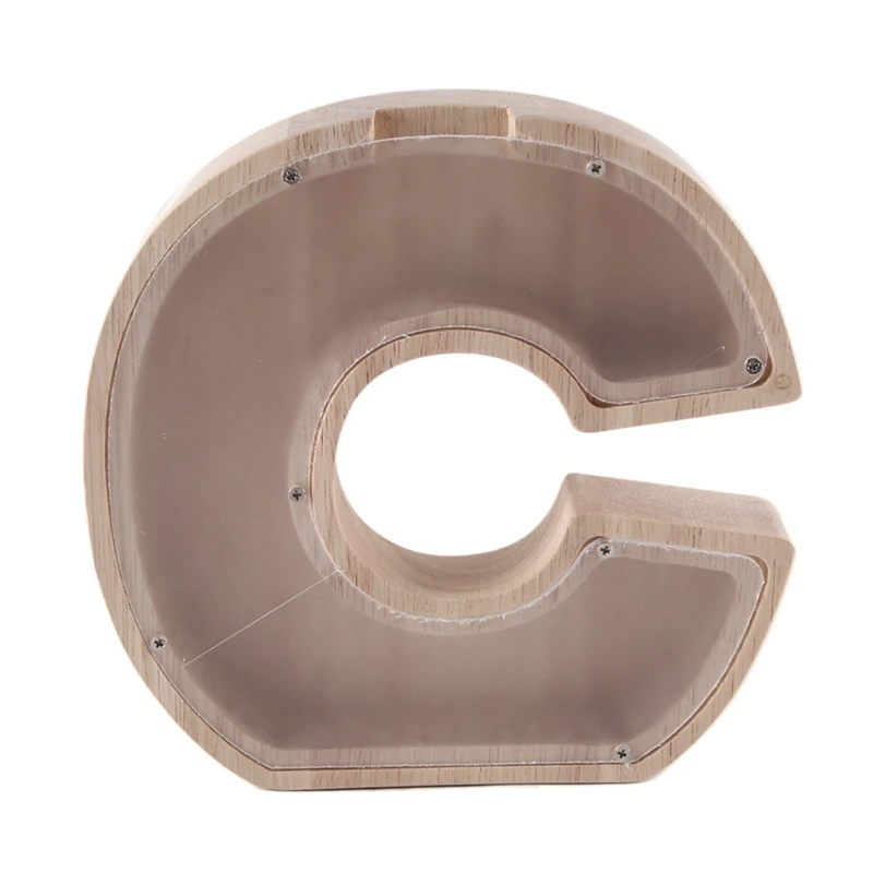 

1 шт., деревянная копилка с буквами, Английский алфавит