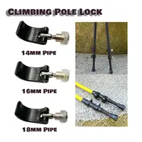 Walking Stick Lock Handle Parts Durable Trekking Pole Lock Replacement Portable Locks Clip Clasp Cane Outdoor Hiking 1