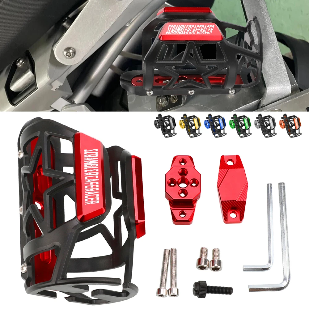 Universale Per Ducati Scrambler Cafe Racer 2017-2022 2023 2024 Portaborraccia Per Bevande Bollitore Portabicchieri Scrambler Cafe Racer