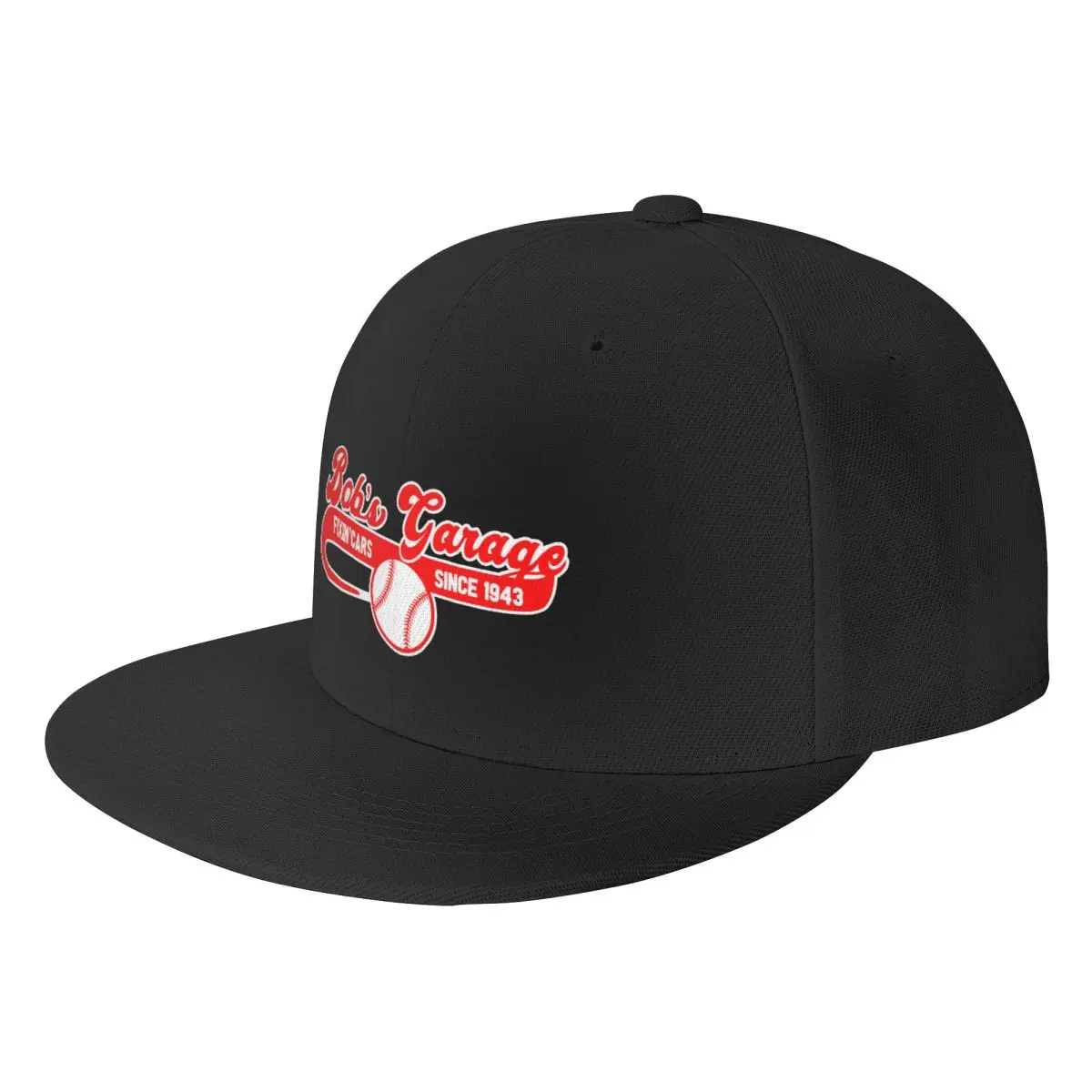 

Bob's Garage Baseball Cap Snap Back Hat black Hat Male Women's